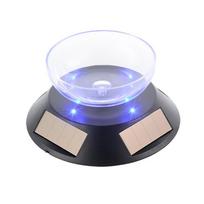 Solar Propelled 360° Whirling Display Stand Auto Wheel Technology For Jewelry Productions ABS Building Quiet Action gray