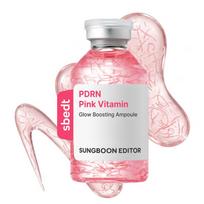 Ingredient Editor Pink PDRN Melting Thread Vitamin Glow Boosting Radiance Ampoule, 40ml, 1 pcs white