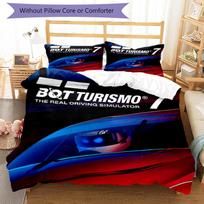 3pcs Astro Bot pattern bedding set duvet cover set includes duvet cover &pillowcases, perfect all season bedroom decoration & gift 140cmx200cm
