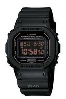 CASIO Matte Black Red Eye Watch G-Shock DW5600MS-1 black