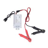 Battery Clamp USB Charger Module 12V to 5V 2A With Metal Case, USB-A Output Wire, Mount Hole for Motorcycle Battery Power Access Daily 1
