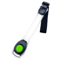 LED apšviečiama rankovė Gero matomumo lauke sportui mirksinti šviečianti saugos juosta Reguliuojama nakties vaikščiojimo bėgiojimas jojimas šviečiantis rankos diržas žalia