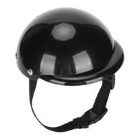 Mėgaujamės augintinio jojimo šalmu, šuniuko motociklininko kepure, augintinio žaisline kepure, kepure šuniui, katei, aksesuaraisM S(for 2-4kg) black