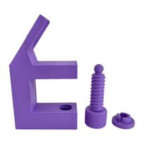 Zipper Puller Clamp Crafting Tool Easy Zipper Assembly Handy Zipper Fastener Jig Zippers Repair Kit Portable Sewing Accessory violetinė