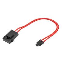 Gaqqee Automobilio modifikacija ACC saugiklių dėžutė Mažas Vidutinis Micro2 Mini Standartinis saugiklio maitinimo lizdas Lossless saugiklio paėmimo laikiklis 16AWG black