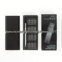Precision 24-in-1 Magnetic Screwdriver Set for Mobile Phone Repair gray