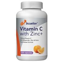 Vitamin C, zinc, Multivitamin Supplements, 120 Capsules 120 Capsules white