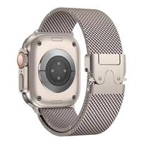 Milanese bands For Apple Watch straps 49mm 46mm 44mm 45mm 40mm 41 42mm Parachute Bracelet iWatch Series 11 10 9 8 7 SE ultra 2 3 42 44 45 49 S10-46mm gray