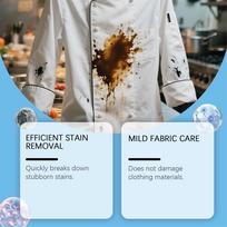 Powerful Fabric Stain Treater Spray Fast Laundry Spot Treater Spray For Grease Sweat Wine Food China Mainland gray