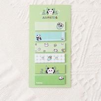 Deco Tabs Kawaii Panda Sticky Notes Cartoon N Times Note Pads Multifunction Creative Label Paper Stickers To Do List white
