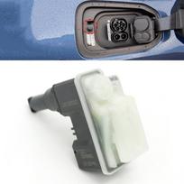 Automobilio elektrinio įkrovimo prievado lizdo dangtelio fiksatoriaus pavaros variklis 7349075 9636221 BMW IX I20 -2025 IX3 G08 2018-2025 gray