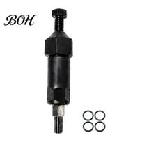 Ergonomic Grease Blockage Clearer Fitting Cleaning Tool, Clears Clogged Fittings by Hydraulic Pressure, Heavy Zerk Cleaner Duty Unclogger, Nipple Short black