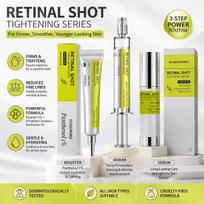 Retinolio veido serumas Akių kremas Rinkinys Stangrinantis Stangrinantis Veido esencija Drėkinanti Akių priežiūra Odos priežiūros rinkinys Retinalio šūvis Stangrinantis stiprintuvas 1set(3pcs)