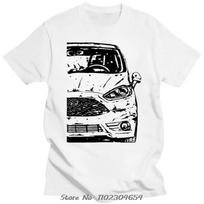 Nauji unisex marškinėliai Fiesta 7 ST MK7 „OLS“ moteriški marškinėliai vasariniai medvilniniai marškinėliai Harajuku gatvės stilius 3XL black