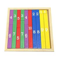 Spalvingi mediniai matematikos mokymosi pagaliukai, ilgi ir trumpi skaičiavimo pagaliukai, matematikos mokymo priemonė yellow
