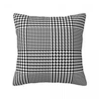 Recaro Houndstooth Logotipas Kvadratinė Pagalvės užvalkalas Pagalvės užvalkalas Pagalvės dėklas Mesti pagalvės užvalkalas Namams, Sofai, Svetainei 18x18Inch gray
