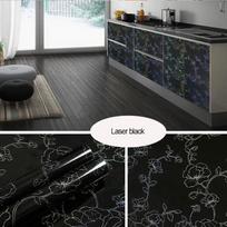 Lazerinis kepimo dažų storinimo lipnus sienų dangalas stalviršio spintelės renovacijos lipdukas virtuvės vandeniui atsparus aliejui atsparus lipdukas 2mx60cm gray
