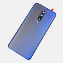 Glass For OnePlus 7 Pro / 7Pro 5G Glass Battery Cover Hard Back Door Lid Rear Housing Panel + Adhesive + Camera Lens pilka spalva