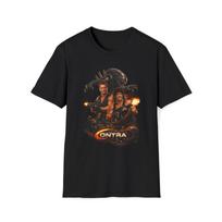Contra Video Game T-Shirt – Classic Retro Arcade Shooter Tee XXXXL black