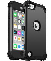 3-in-1 Heavy-Duty Rugged Protective Case Fundas For iPod Touch 5 6 7 Soft Silicone Lining Hard Plastic Shockproof Phone Cover iPod Touch 5 6 7 juoda