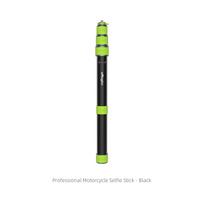 aMagisn Professional Motorcycle Selfie Stick 34-110cm Metal Pole 1/4Thread Trekking Pole Convertible Fits GoPro / DJI / Insta360 black
