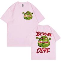 Animated Film Shrek Graphic T Shirts Unisex Unisex Gothic Vintage Short Sleeve Tshirt Fashion Casual Oversized Tshirts Streetwear XL white