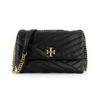 TORY BURCH Tangli Baiqi TB Kira Sheepskin Herringbone Quilted Leather Chain Shoulder Strap Single Shoulder Crossbody Bag Small Women's Black 64963-001 juoda