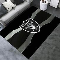 Las Vegas Raiders Logo Carpet Rug for Living Room Bedroom Home Sofa Decoration,Kids play Non-slip Floor Mat 80x120cm( 31x47in)