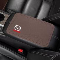 Automobilio sėdynės porankio dėžės apsauginis paminkštinimas, laikymo dėžės dangtelio padas, skirtas Mazda 2 3 6 5 Atenza CX3 CX5 MX5 CX7 Axela CX30 CX90 CX60 CX50 ruda