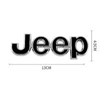 1 vnt. Automobilio emblemos lipdukas Auto bagažinės metaliniai lipdukai Jeep Renegade Compass Grand Cherokee Wrangler Patriot Rubicon black