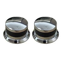 2Pcs Gas Grill Control Knobs BBQ Gas Stove Switches Knob Replacement For BBQ Grills Rotary Switches Kitchen Part 1 gray