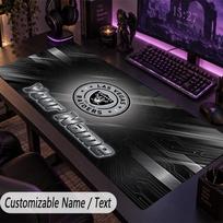 Large Mouse PadLas Vegas Raiders Custom Name Text Personalized Desk Mat Non Slip Gaming Pad 30cmx60cm