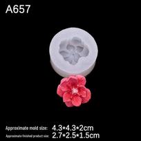Sakura Anemone Silicone Mold for Epoxy, Plaster, Candle, and Soap Crafting gray