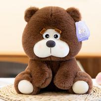 Kūrybiškas Daidai meškiuko lėlės papuošalas Teddy meškiuko pliušinis žaislas lėlė pagalvė miego dovana moterims 25 cm (0.19kg) brown