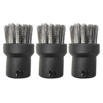 Stainless Steel Wire Brushes Set for Karcher SC1 SC2 SC3 SC4 SC5 SC7 Cleaners gray