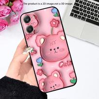 Skirta Motorola G06Power G06 dėklas XT2535-1 Madingas telefono dėklas Moto G06Power G 06 MotoG06 galinis dangtelis Minkštas silikonas TPU Fundas Motorola Moto G06 pink