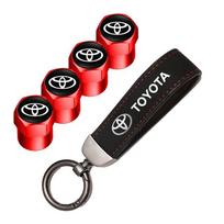 Toyota Automobilio Padangos Ratlankio Vožtuvo Dangteliai Suede Automobilio Raktų Grandinėlė Žiedas Raktų Pakabukas Toyota GR Corolla Yaris Aygo Prius RAV4 Crown Camry