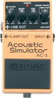 BOSS AC-3 Acoustic Simulator Guitar Effects Pedal 4 Types COSM Modeling Two Outputs juoda