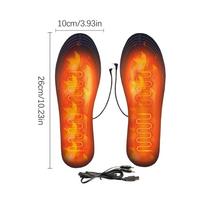 Šildomi vidpadžiai Patvarūs USB maitinami Šiluminiai Šiluminiai vidpadžiai Įdėklai Kojų šildytuvai Šaltam orui Vyrams Moterims Lauke Stovyklavimui orange