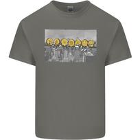 Crypto Workers Funny New York Parody Bitcoin Unisexs Light Cotton TShirt 4XL gray