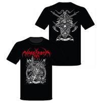 2026 Nargaroth Vokiečių Juodo Metalo Grupė Roko Punk LOGO Raštas Europos ir Amerikos Retro Tamsūs trumpomis rankovėmis vyriški marškinėliai M gray