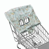 Polyester Baby Shopping Cart Seat Cover Waterproof Seat Cover Kids Dining Chair Cover  Mall Rabbit white