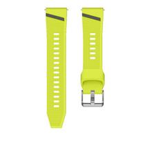 22mm Twill Texture Silicone Strap For Huawei GT 7 46mm Waterproof Sweat‑Proof Silicone Strap For Huawei Runner 1 2 GT 6 Pro 46MM 22mm Strap yellow