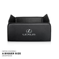 Automobilio bagažinės odinė daiktadėžė sulankstoma automobilio organizatoriaus krepšys, skirtas „Lexus F SPORT GS GX IS LS LX CT LC LBX NX RX 350h 450h ES UX 300e“