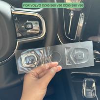 Car Steering Wheel Button Decoration Sticker Epoxy Protection Stickers for Volvo XC60 XC90 S90 V90 S60 V60 Interior Accessories skaidri