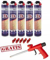 Polynor 3D Spray Foam 930 Garage Insulation 6 Pieces