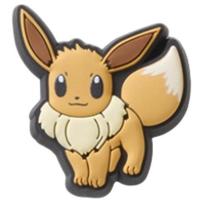 Crocs Pokémon Eevee Design PVC Shoe Accessories Unisex Brown F