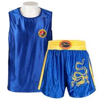 Siuvinėtas Drakono Sanda Muay Thai Bokso ir Kovos Kostiumas Rinkinys XS