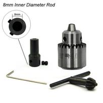 Kūginis tvirtinimas tekinimo staklių griebtuvas Mini gręžimo staklės su mini grąžto griebtuvo raktu 8mm Chuck Set