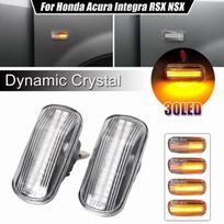 Nauji LED šoniniai posūkių žibintai Honda Accord 1997-2013 Civic 2001-2015 City 2003-2008 CR-V 1995-2016 Fit Jazz black